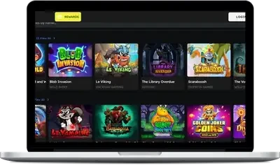 BetZino slot games on desktop